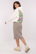 Spódnica damska Model D93020M50243A2 Dark Beige - Sublevel