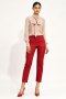 Spodnie damskie Czerwone chino SD70 Red - Nife