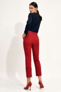 Spodnie damskie  Czerwone chino SD70 Red - Nife