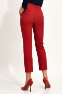 Spodnie damskie  Czerwone chino SD70 Red - Nife