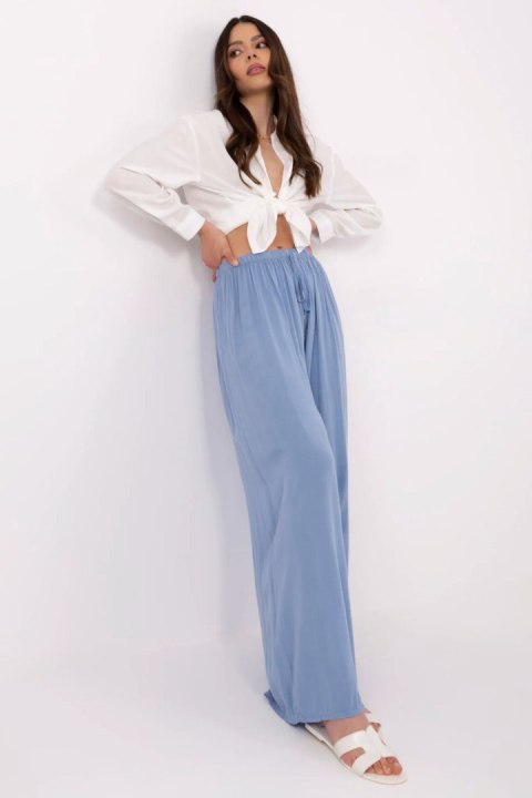 Spodnie damskie Model MI-SP-25734.78 Blue - Italy Moda Spodnie damskie Model MI-SP-25734.78 Blue - Italy Moda