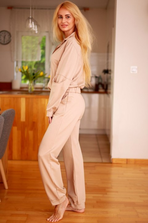 Dres damski Model Fogo Beige - Mirale Dres damski Model Fogo Beige - Mirale