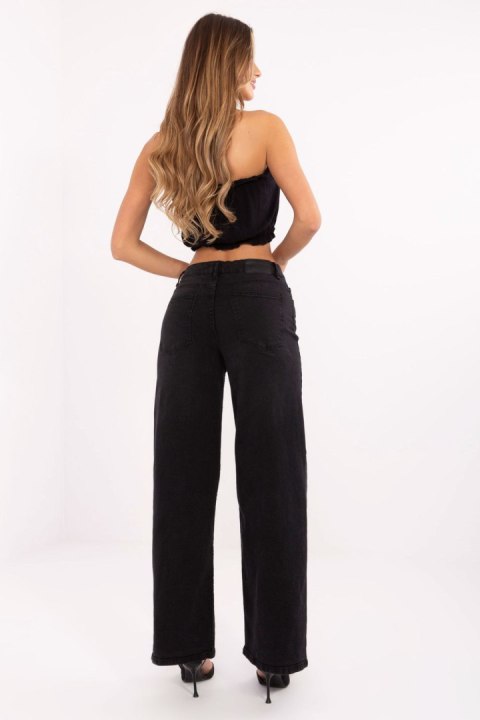 Spodnie damskie jeansowe Jeansy Damskie Model D85083BI62544B155 Black - Sublevel Spodnie damskie jeansowe Jeansy Damskie Model D85083BI62544B155 Black - Sublevel