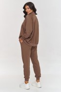 Komplet damski Model A5 Mocca - Makadamia