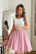 Sukienka damska Model 283-36 Ecru/Dirty_Pink - Bicotone