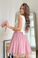 Sukienka damska Model 283-36 Ecru/Dirty_Pink - Bicotone