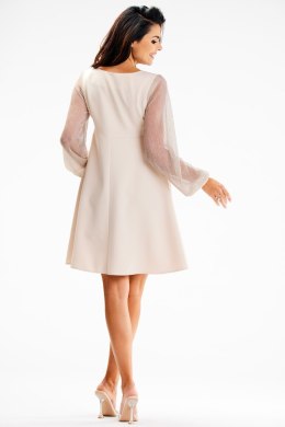 Sukienka damska Model A622 Beige - awama