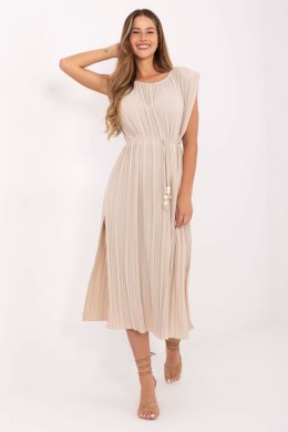 Sukienka damska Model DHJ-SK-21309.96 Beige - Italy Moda