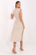 Sukienka damska Model DHJ-SK-21309.96 Beige - Italy Moda
