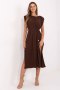 Sukienka damska Model DHJ-SK-21309.96 Dark Brown - Italy Moda