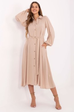 Sukienka damska Model LK-SK-509813.95 Beige - Lakerta