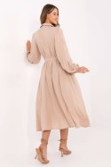 Sukienka damska Model LK-SK-509813.95 Beige - Lakerta