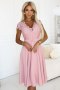 Sukienka damska wieczorowa Model Linda 381-6 Dirty Pink - Numoco