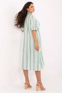 Sukienka damska Model TW-SK-BI-2451.84 White/Green - Och Bella