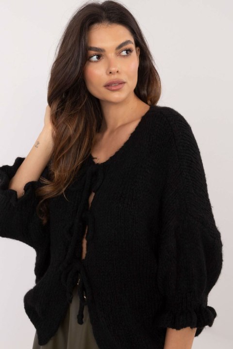 Sweter Damski Model MI-SW-2911.91 Black - Italy Moda Sweter Damski Model MI-SW-2911.91 Black - Italy Moda