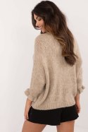 Sweter Damski Model MI-SW-2911.91 Dark Beige - Italy Moda