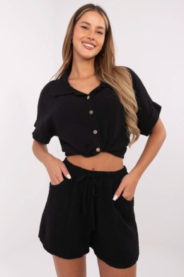 Szorty Damskie Model MO-SN-9717.95 Black - Italy Moda