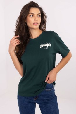 T-shirt Bluzka damska Model D12022M02645R Dark Green - Sublevel