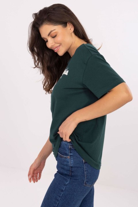 T-shirt Bluzka damska Model D12022M02645R Dark Green - Sublevel T-shirt Bluzka damska Model D12022M02645R Dark Green - Sublevel