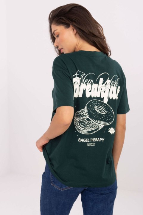 T-shirt Bluzka damska Model D12022M02645R Dark Green - Sublevel T-shirt Bluzka damska Model D12022M02645R Dark Green - Sublevel