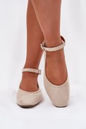 Baleriny Model Deomira 9988-80 Beige 