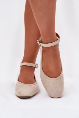 Baleriny Model Deomira 9988-80 Beige 