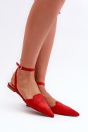 Baleriny Model Ellesara JH265 Red 