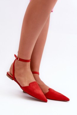 Baleriny Model Ellesara JH265 Red 