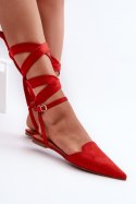 Baleriny Model Ellesara JH265 Red 