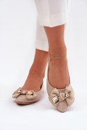 Baleriny Model Rivona ZA41 Dark Beige 