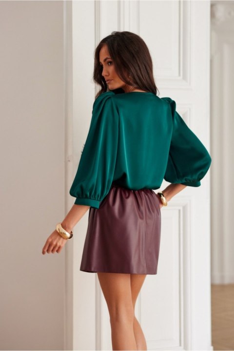 Bluzka damska Model Giana ZIE BLU0178 Green - Roco Fashion Bluzka damska Model Giana ZIE BLU0178 Green - Roco Fashion