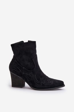 Botki Model Arabelline C-181 Black 