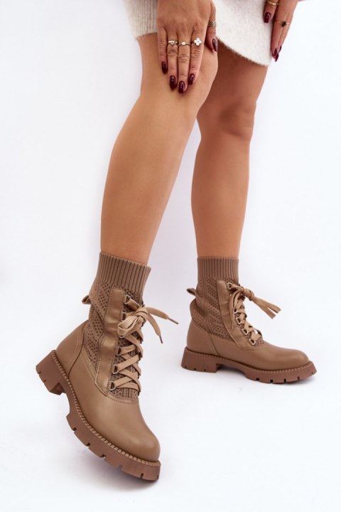 Botki Model Gentiana 8573A Brown Botki Model Gentiana 8573A Brown