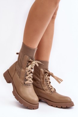 Botki Model Gentiana 8573A Brown 