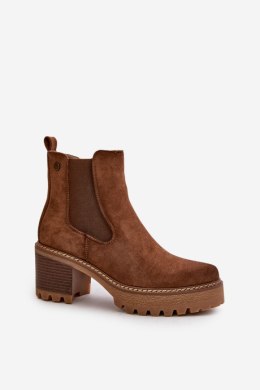 Botki Model Irissinae KE217 Brown 