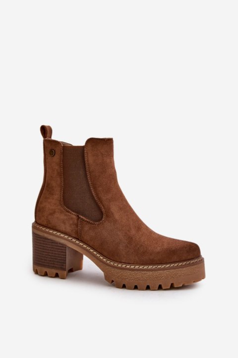 Botki Model Irissinae KE217 Brown Botki Model Irissinae KE217 Brown