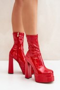 Botki Model Lotisha C-244 Red 