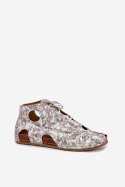 Botki Model Maciejka 03426-46 White/Beige 