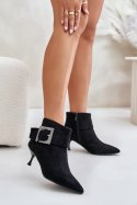 Botki Model Nirilis 7291 Black 