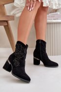 Botki Model S.Barski HY42-029 Black 