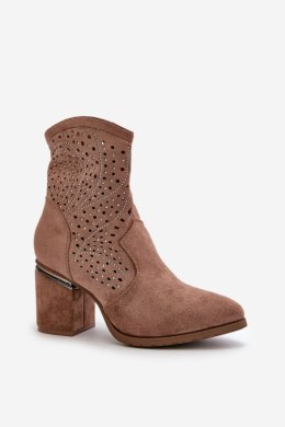 Botki Model S.Barski HY42-029 Brown 