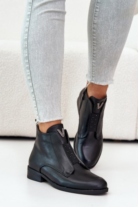 Botki Model S.Barski HY42-119 Black 