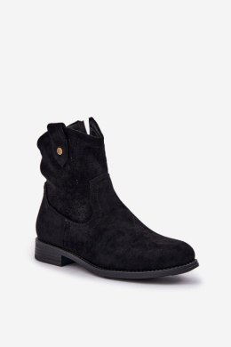 Botki Model S.Barski HY51-063 Black 