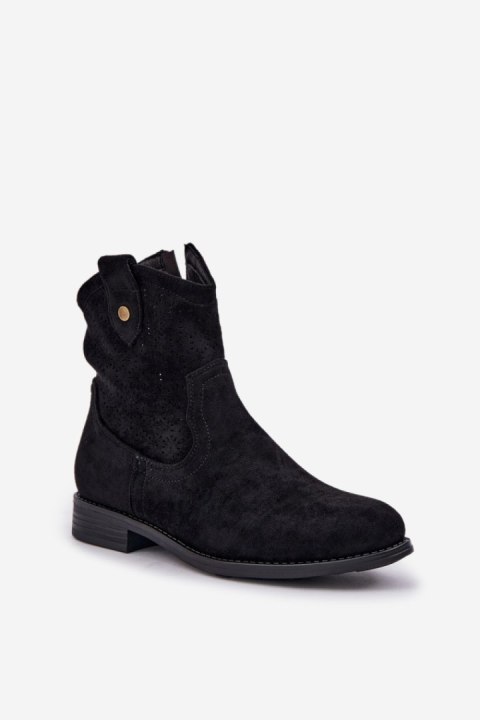 Botki Model S.Barski HY51-063 Black Botki Model S.Barski HY51-063 Black