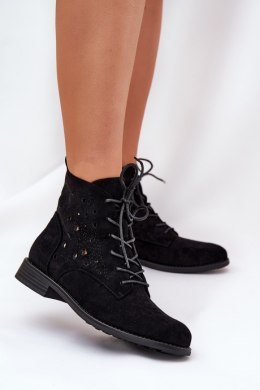 Botki Model S.Barski HY51-136 Black 