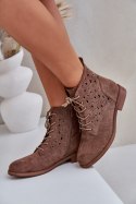 Botki Model S.Barski HY51-136 Brown 
