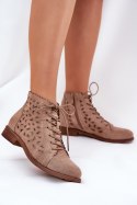 Botki Model S.Barski HY51-185 Beige 