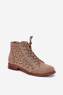 Botki Model S.Barski HY51-185 Beige 