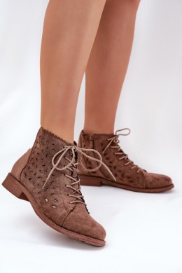 Botki Model S.Barski HY51-185 Brown 