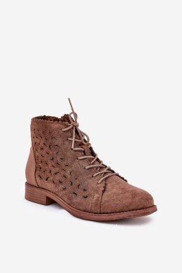 Botki Model S.Barski HY51-185 Brown 